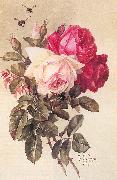 Longpre, Paul De Roses and Bumblebees oil painting